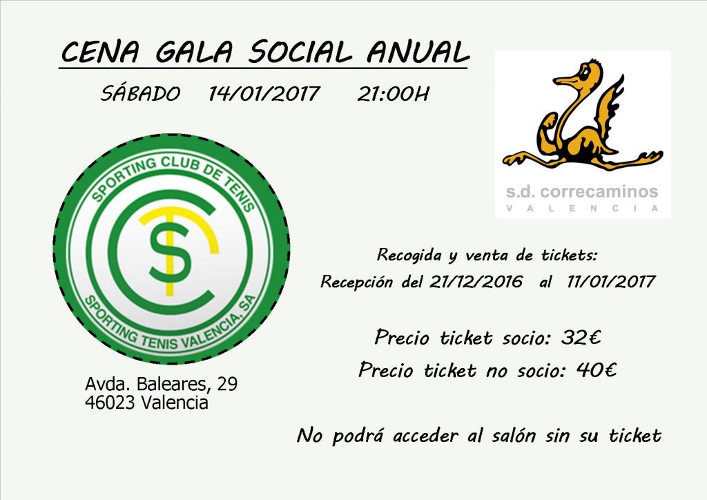 CENA GALA SOCIAL ANUAL (Demo)