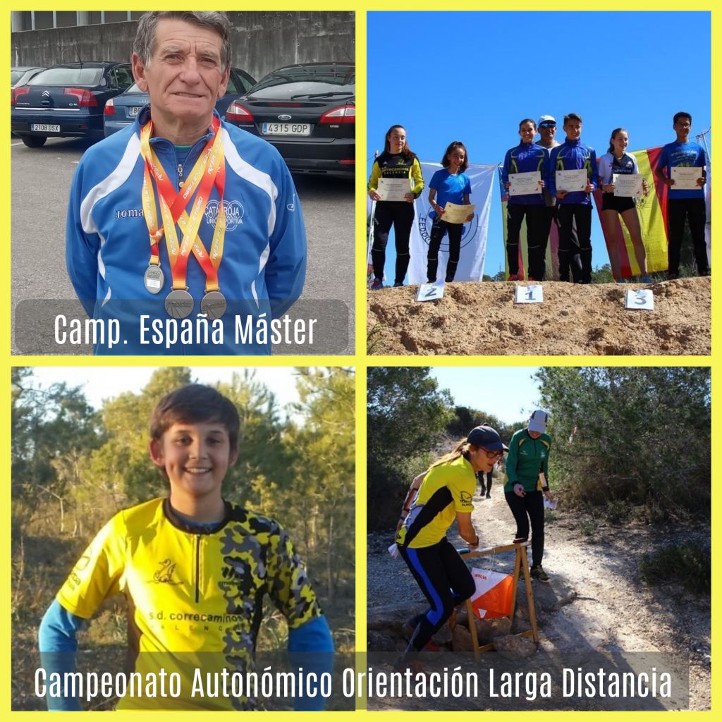 Grandes podios para la sección de Orientación y un subcampeón de España