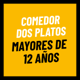 1 SEMANA COMEDOR MAYORES 12 AÑOS DOS PLATOS (Entrante + principal)