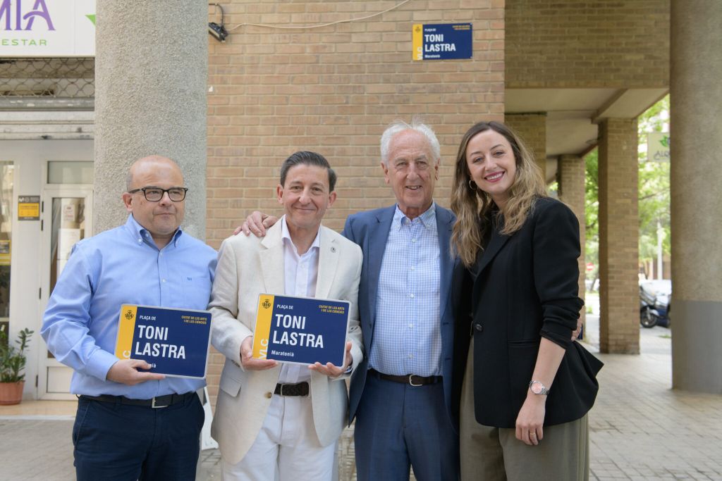 València dedica una plaza a Toni Lastra por su influencia en el atletismo popular